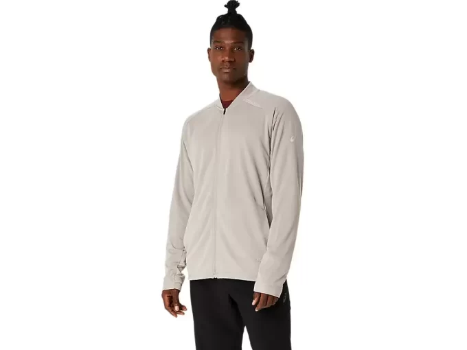 ACTIBREEZE JACQUARD GRID FULL ZIP JACKA