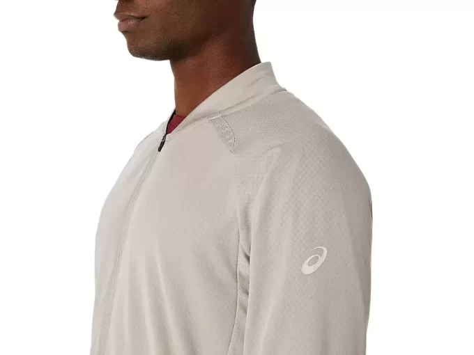 ACTIBREEZE JACQUARD GRID FULL ZIP JACKA