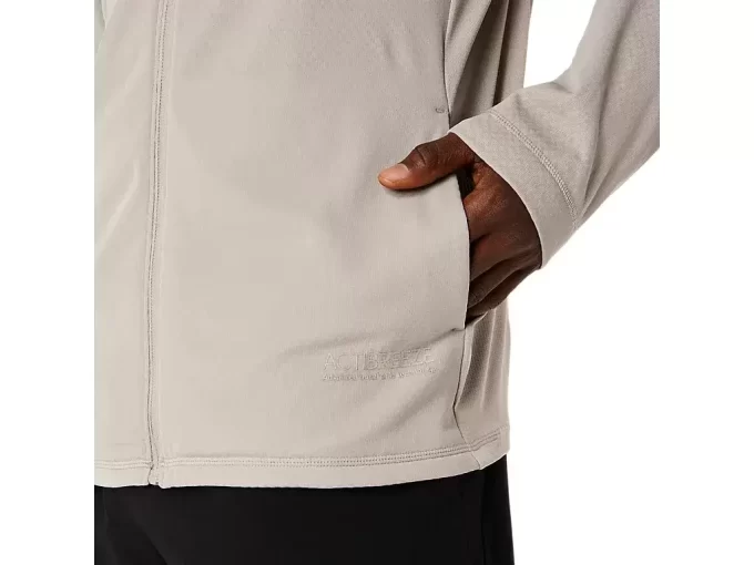 ACTIBREEZE JACQUARD GRID FULL ZIP JACKA