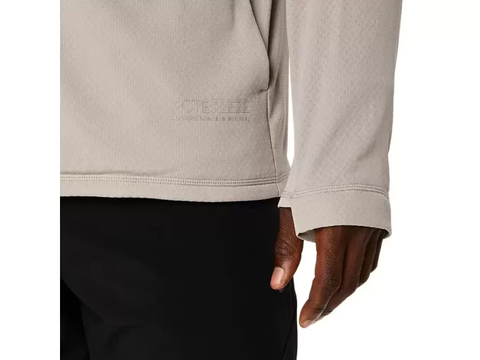 ACTIBREEZE JACQUARD GRID FULL ZIP JACKA