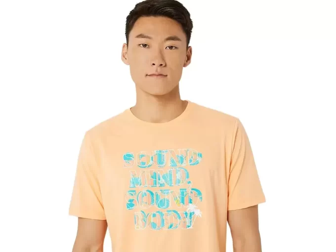 ASICS HIBISCUS SLOGAN TEE ASICS HIBISCUS SLOGAN TEE