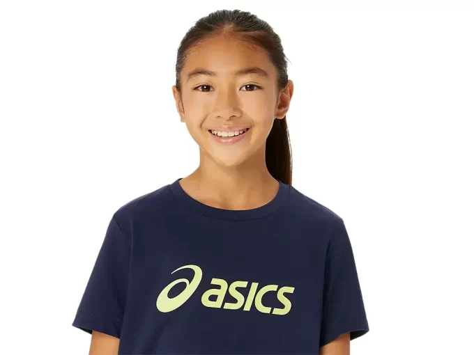 ASICS LOGO KORTÄRM TEE