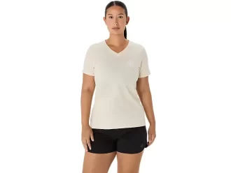 ASICS NATURE V-HALS KORTÄRM T-SHIRT DAM