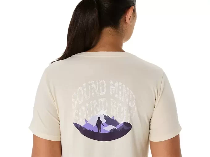 ASICS NATURE V-HALS KORTÄRM T-SHIRT DAM