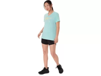 ASICS STRIPES V-HALS, KVINNOR