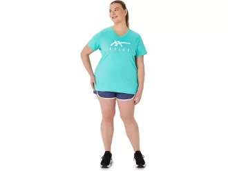 ASICS STRIPES V-HALS, KVINNOR