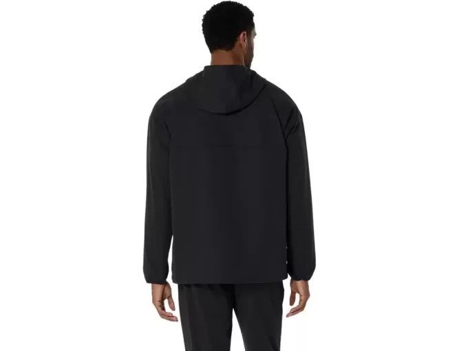 DUBBELVÄVAD AVSLAPPAD PULL OVER-JACKA