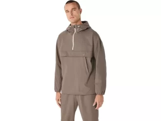 DUBBELVÄVAD AVSLAPPAD PULL OVER-JACKA