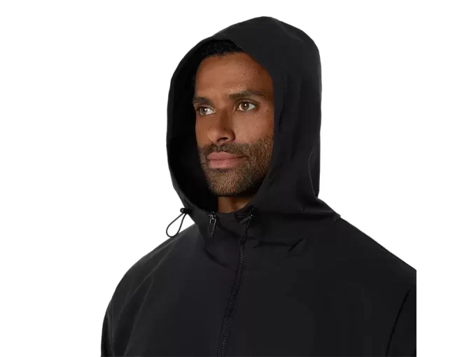 DUBBELVÄVAD AVSLAPPAD PULL OVER-JACKA