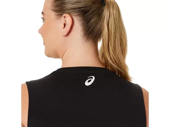 KVINNAS ASICS DIN ÄVENTYR MUSKEL T-SHIRT KVINNAS ASICS DIN ÄVENTYR MUSKEL T-SHIRT