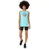 KVINNORS ASICS SUN IN THE SKY SLOGAN MUSCLE TEE KVINNORS ASICS SUN IN THE SKY SLOGAN MUSCLE TEE