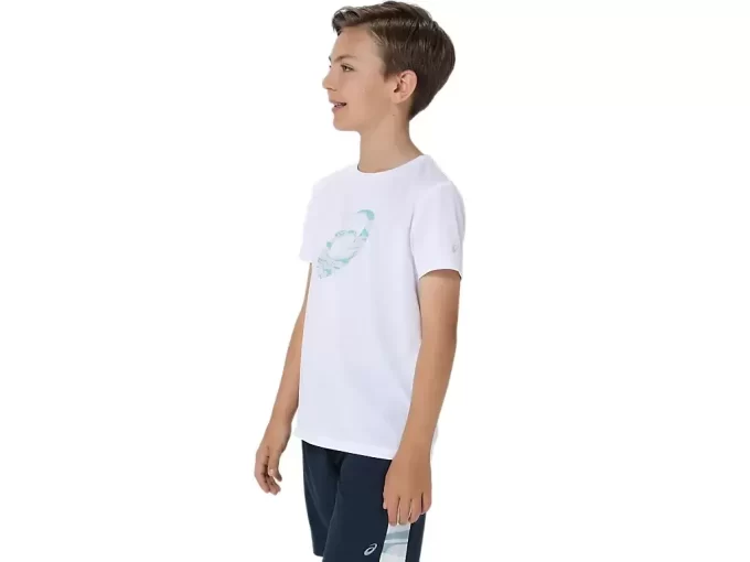 SPIRAL GRAFISK KORTÄRM TEE