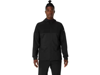 STICKADE JERSEY HUDTRÖJA MED FULL dragkedja