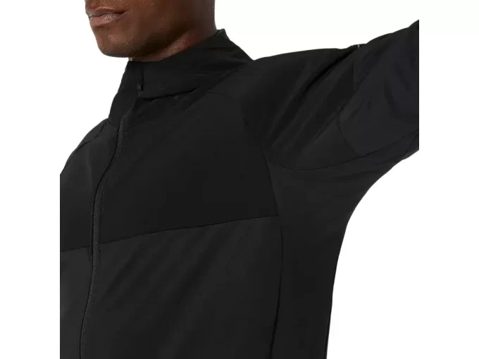 STICKADE JERSEY HUDTRÖJA MED FULL dragkedja