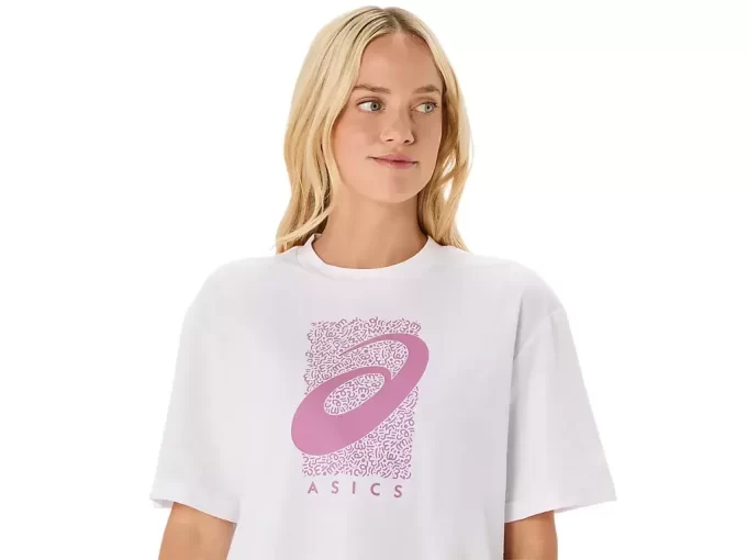 TRÄNING CORE ASICS SPIRAL GRAPHIC AVSLAPPAD TEE