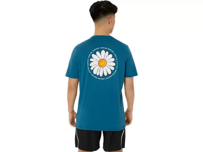 UNISEX ASICS DAISY RYGGTRYCK KORTÄRM TEE