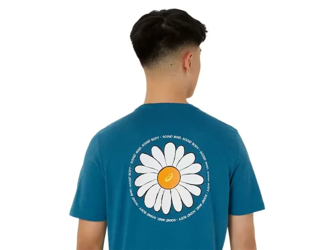 UNISEX ASICS DAISY RYGGTRYCK KORTÄRM TEE