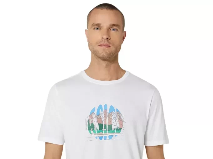 UNISEX ASICS FIRAR VÅR HEM KORTÄRM TEE
