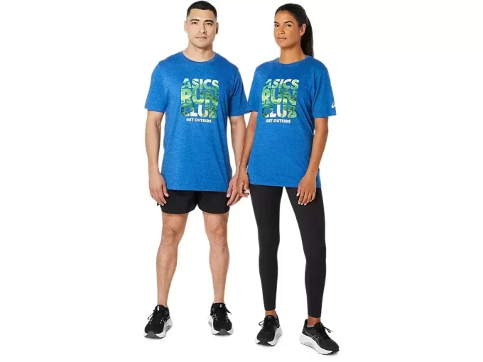 UNISEX ASICS KÖR UTANFÖR KLUBB KORTÄRM TEE