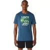UNISEX ASICS KÖR UTANFÖR KLUBB KORTÄRM TEE