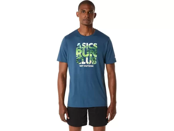 UNISEX ASICS KÖR UTANFÖR KLUBB KORTÄRM TEE