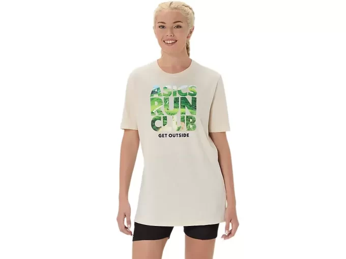 UNISEX ASICS KÖR UTANFÖR KLUBB KORTÄRM TEE