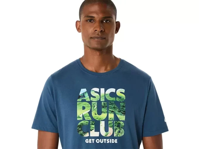 UNISEX ASICS KÖR UTANFÖR KLUBB KORTÄRM TEE