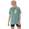 UNISEX ASICS PALM I SOL KORTÄRM TEE UNISEX ASICS PALM I SOL KORTÄRM TEE