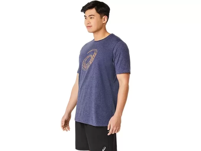 UNISEX ASICS SPIRAL en FILL TEE UNISEX ASICS SPIRAL en FILL TEE