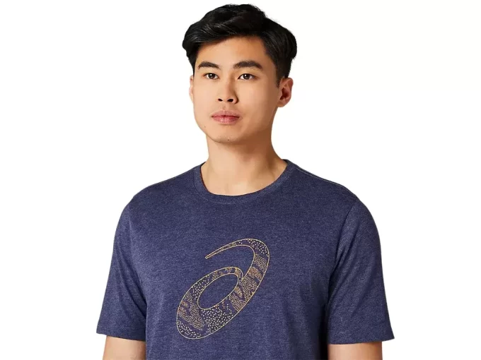 UNISEX ASICS SPIRAL en FILL TEE UNISEX ASICS SPIRAL en FILL TEE