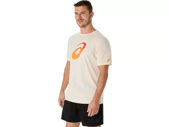 UNISEX KORTÄRM GRADIENT SPIRAL LOGO TEE