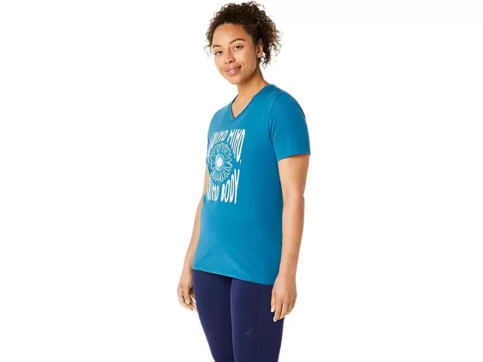 V-HALS FÖR KVINNOR SOLROMS SLOGAN